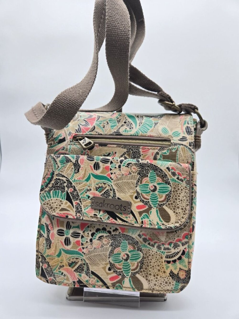 Sakroots Crossbody Multicolor Artsy All in One Bag Purse